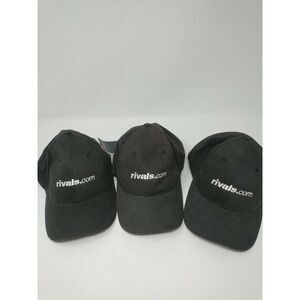Rivals.Com Mens Baseball Cap, Hat, Black, Stretch